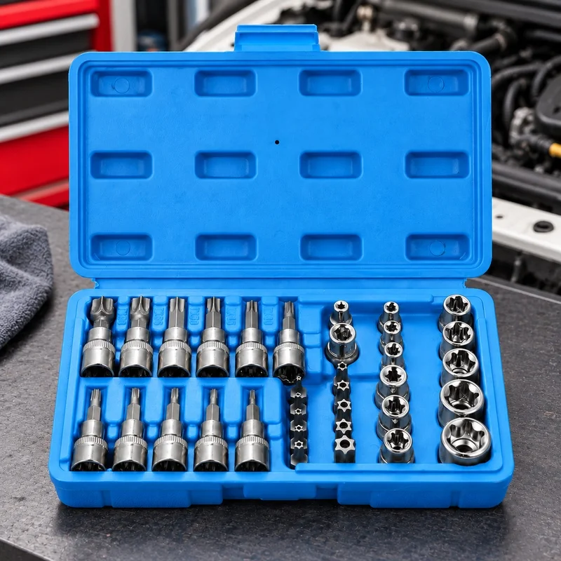 kit-completo-de-34-pecas-com-chaves-de-fenda-estrela-e-torx-com-pontas-macho-e-femea-tamanhos-de-encaixe-de-1-4-3-8-e-1-2-e-acompanha-estojo-organizador