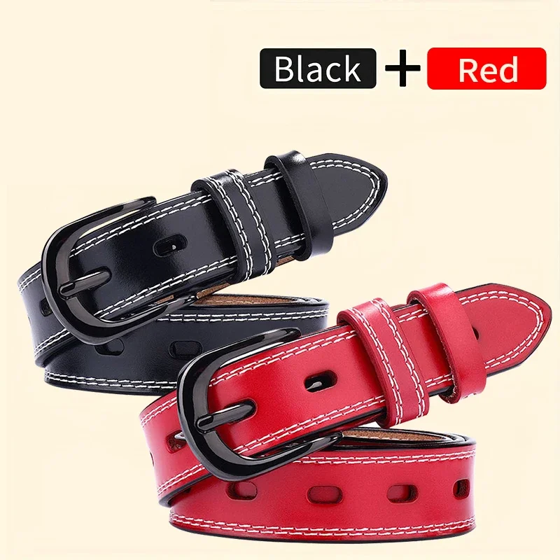 Two Piece Set Of New Belts Paired With Jeans, Fashionable And Versatile Women's New Decorative Belts, Trendy Youth Leisure Stude