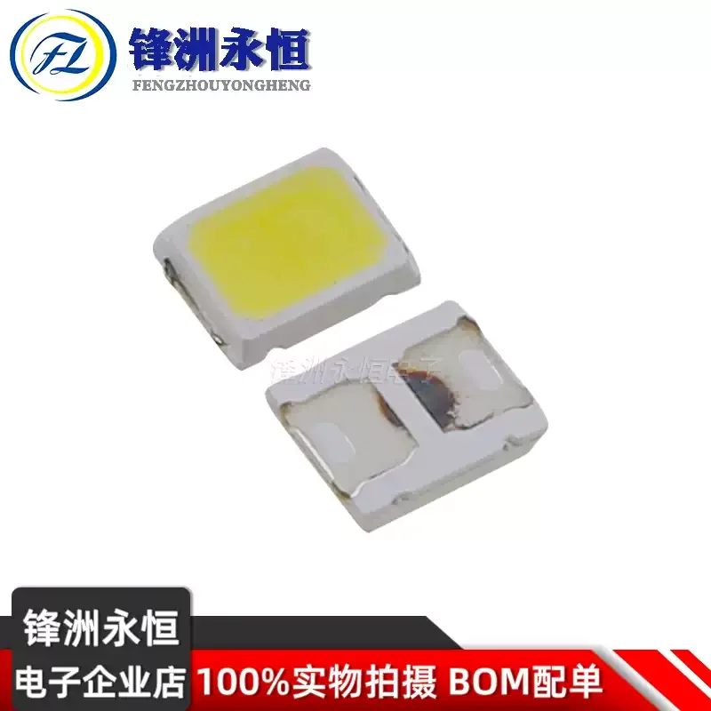 100Pcs/lot SMD LED 2835 White Chip 1W 3V 6V 9V 18V 115-125LM Ultra Bright Surface Mount LED Light Emitting Diode Lamp