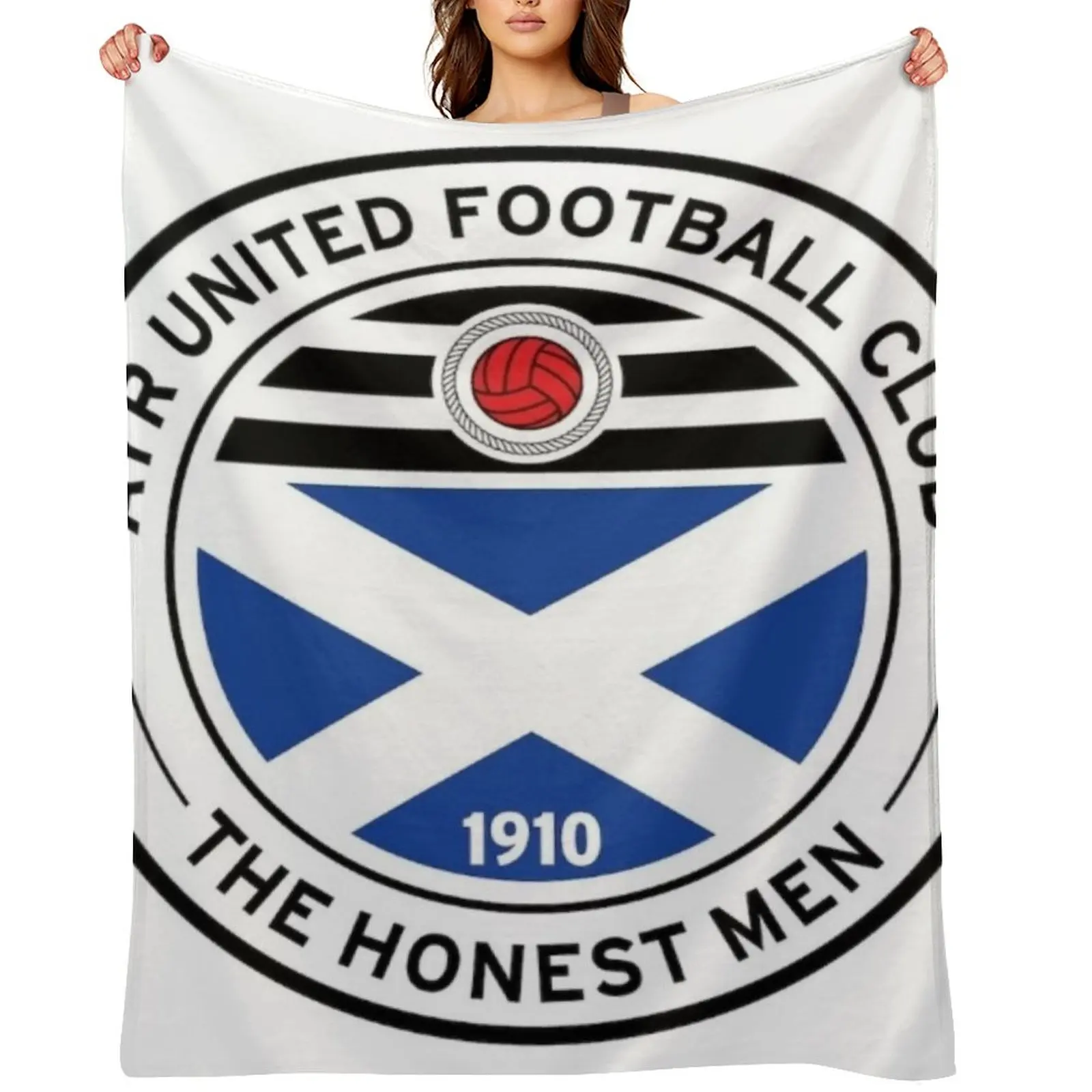 

Ayr United Football Club Throw Blanket Plush Thins halloween For Decorative Sofa Blankets