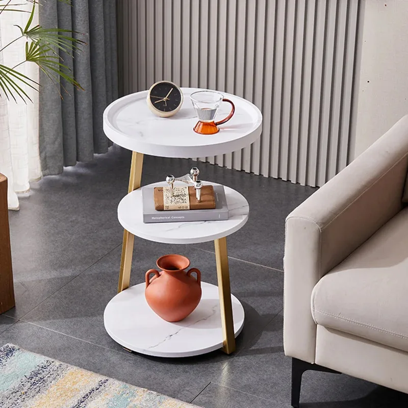 Small Round Coffee Tables, Book Console, Dressing Console Table, Small Makeup Side Table, Decoração Moderna, Frete Grátis