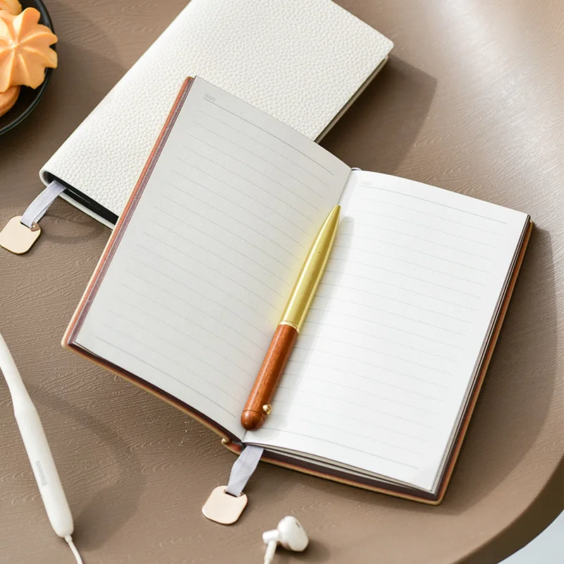 Lychee patterned A6 small notebook for portable office work and business meeting minutes