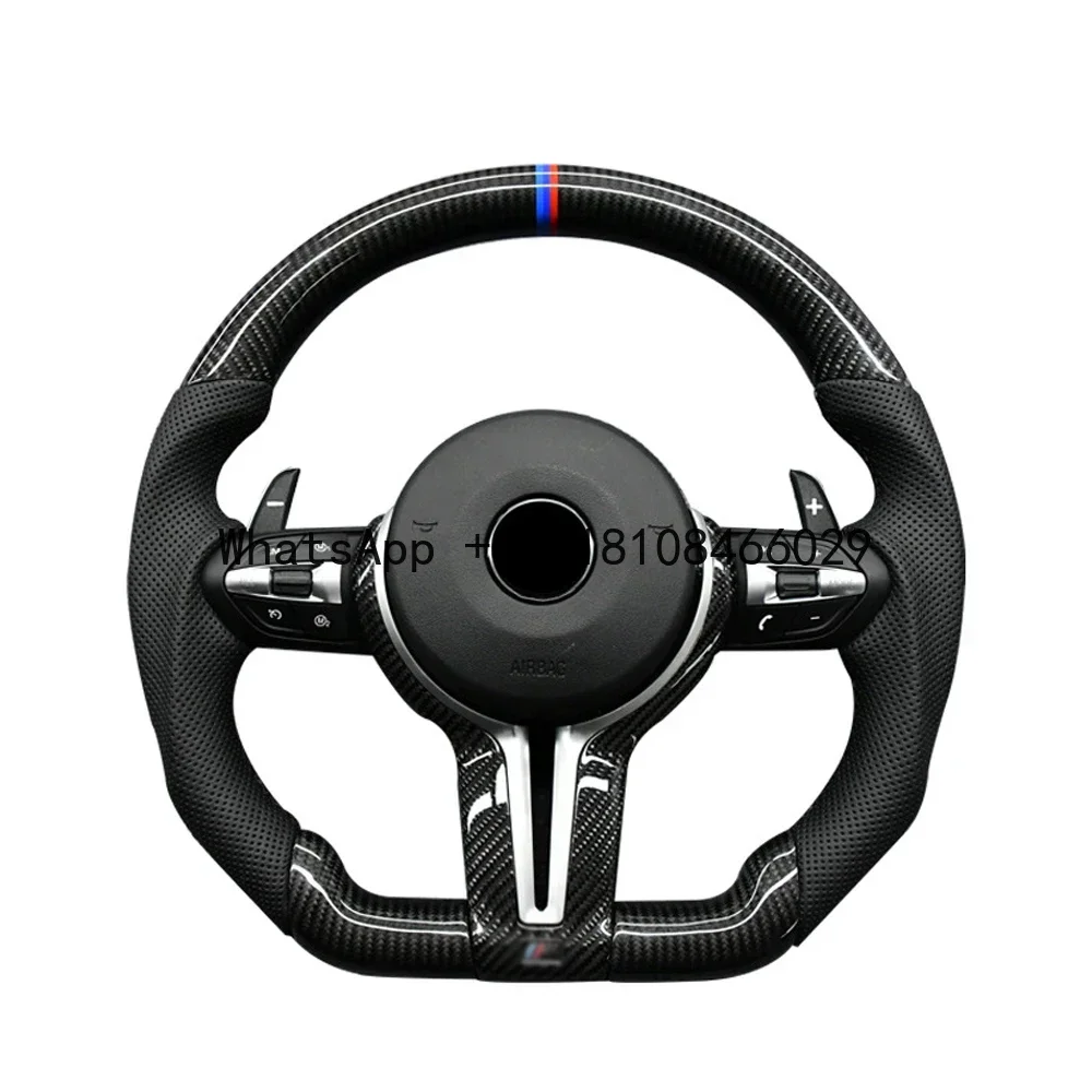 Factory Direct BMW F10 F20 F30 M Sport Carbon Fiber Leather Steering Wheel Steering Wheel