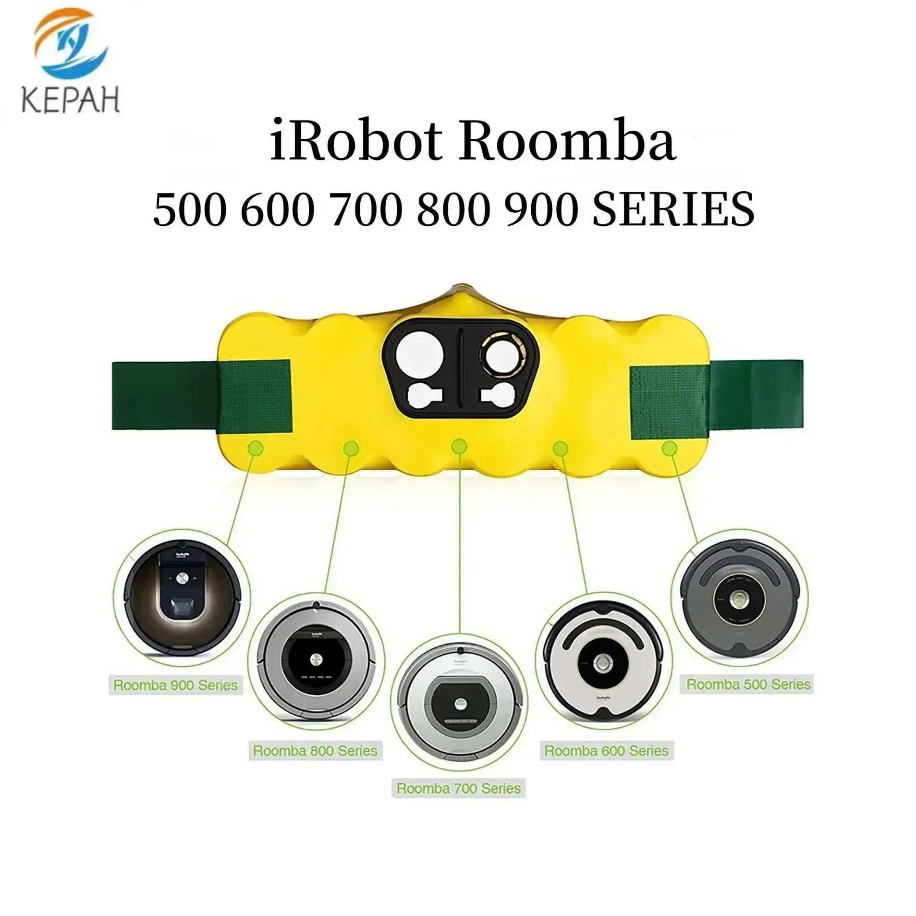 14.4V iRobot Roomba Battery 5000mAh for 500 600 700 800 900 521 530 531 550 540 545 630 631  760 780 860 Series Vacuum Cleaner