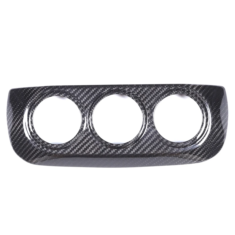 

Для Nissan 400Z настоящее углеродное волокно, рамка центрального управления кондиционером, декоративная рамка, аксессуары для салона автомобиля