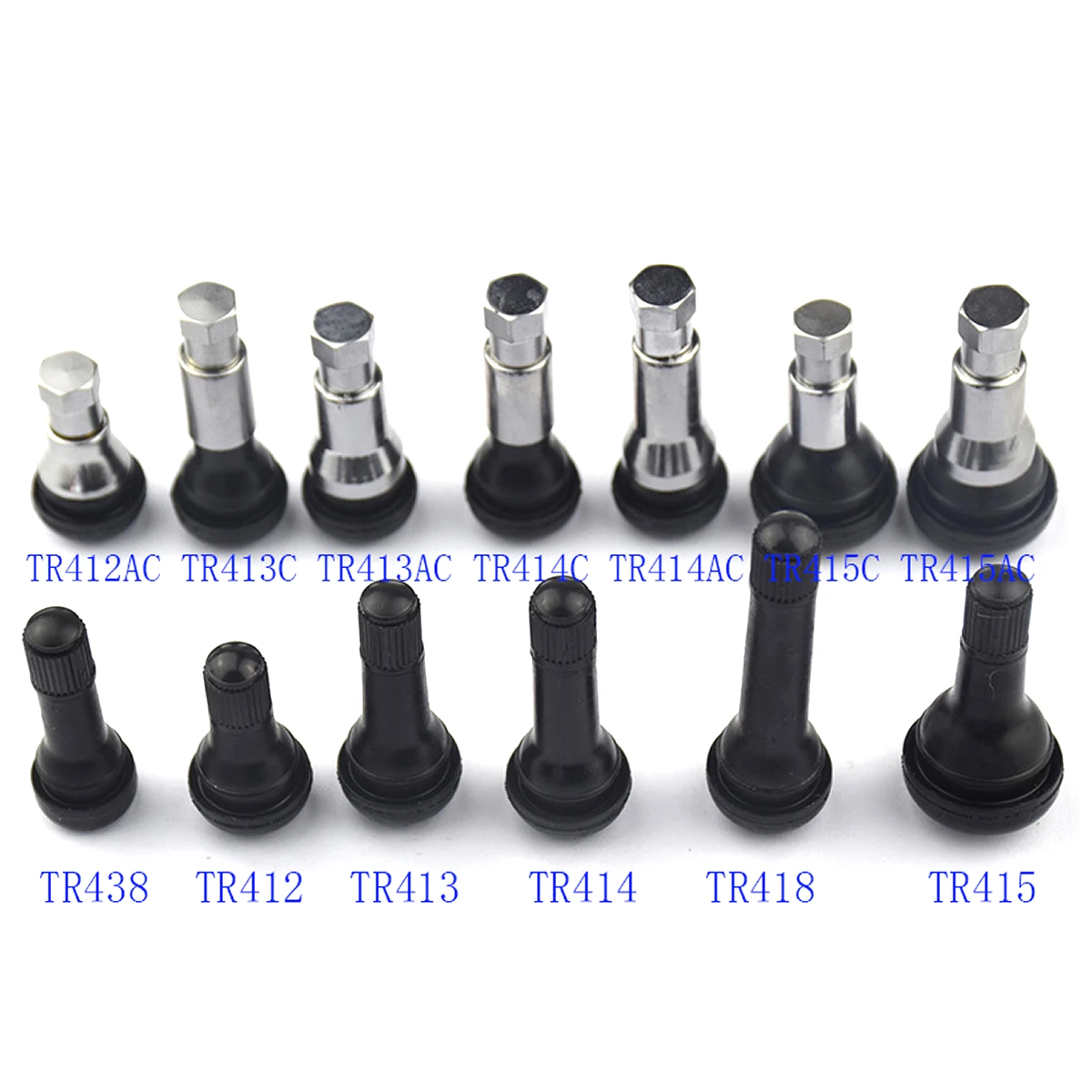 Car Wheel Tire Tyre Valve Stem Dust Cap TR438 TR412 TR413 TR414 TR418 TR415 TR412AC TR413C TR413AC TR414C TR414AC TR415C TR415AC