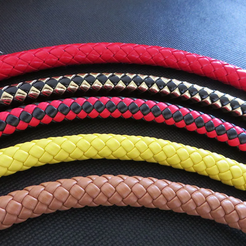 2Pcs 30-60cm Leather Bags Handles Shoulder Strap DIY Replace Handbag Straps Braid PU Rope Fashion Woman Bag Hardware Accessories
