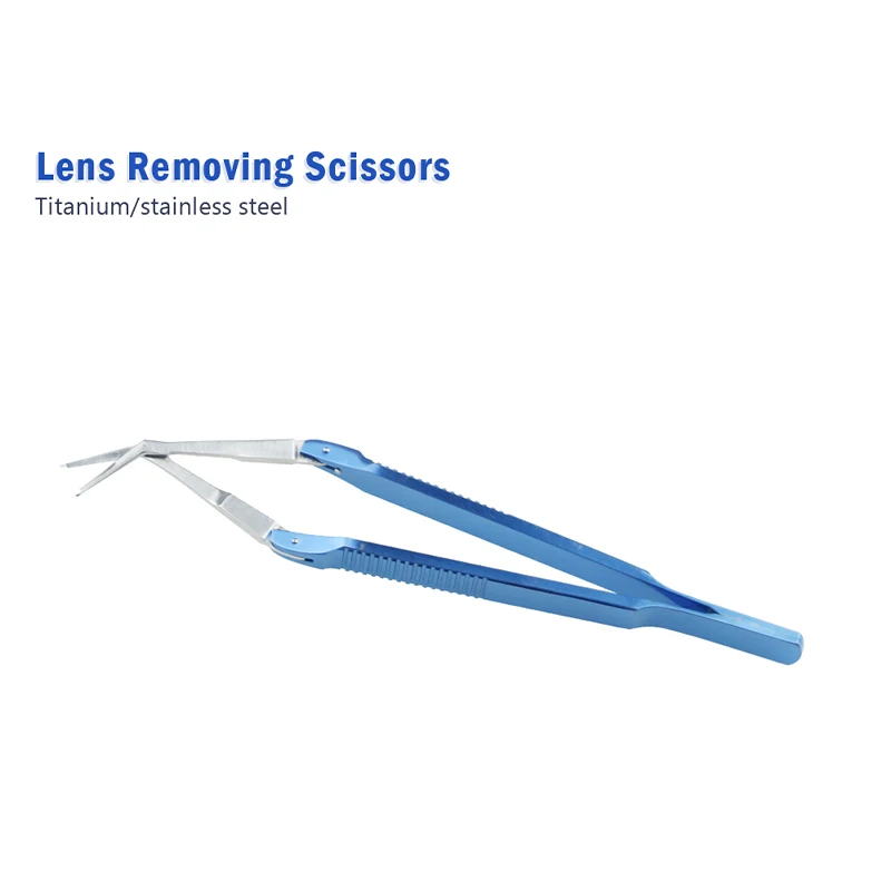 

Ophthalmic Lens Removing Scissors Eye Surgery Tool Titanium/Stainless Steel