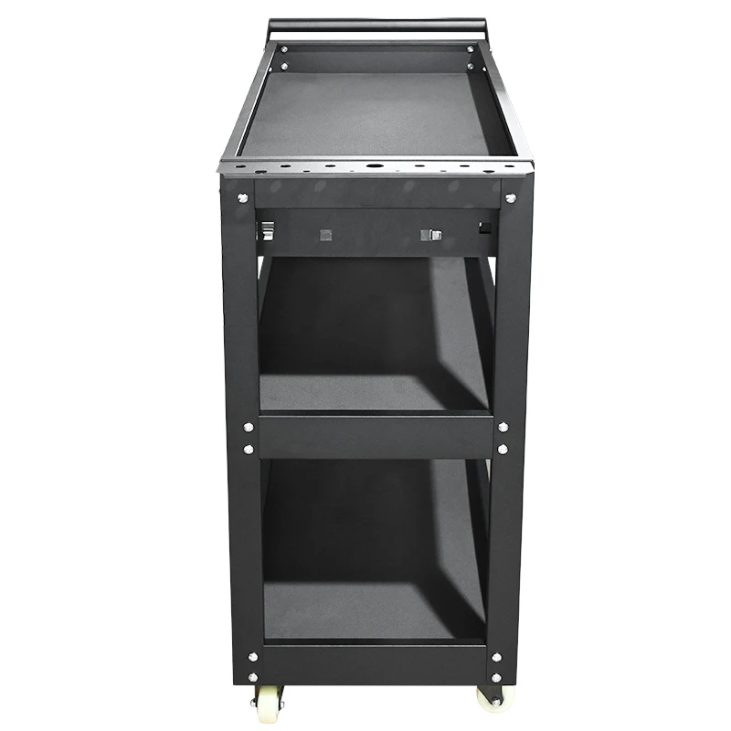 a for Factory Direct Sale Heavy Duty Metal Lockable Waterproof Powder Coated Anti-Theft Pit Tool Cart 300kg Load Tool