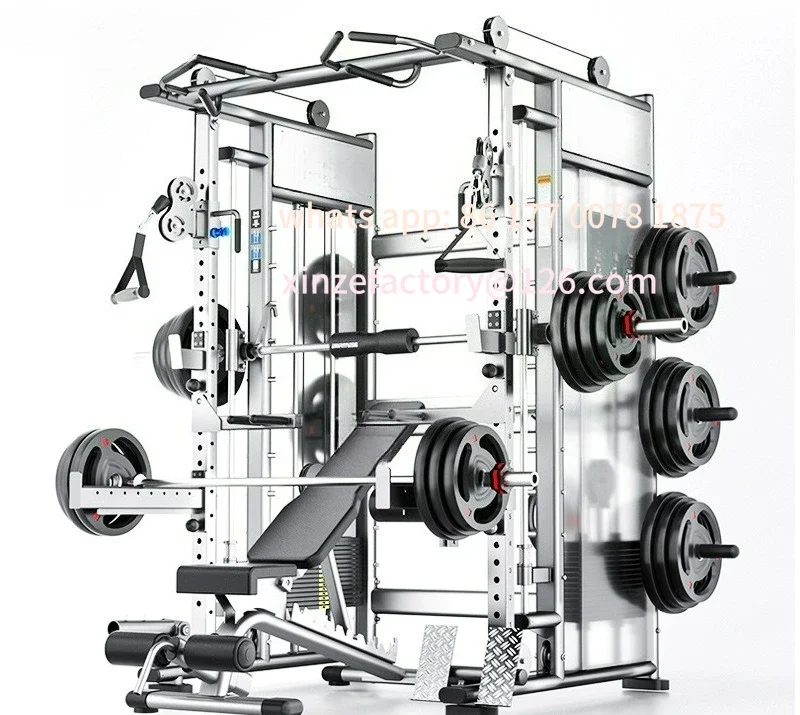 Customizable Multi-functional Bird Gantry Frame, Bench Press Squat Frame, Indoor Comprehensive Training Fitness Equipment