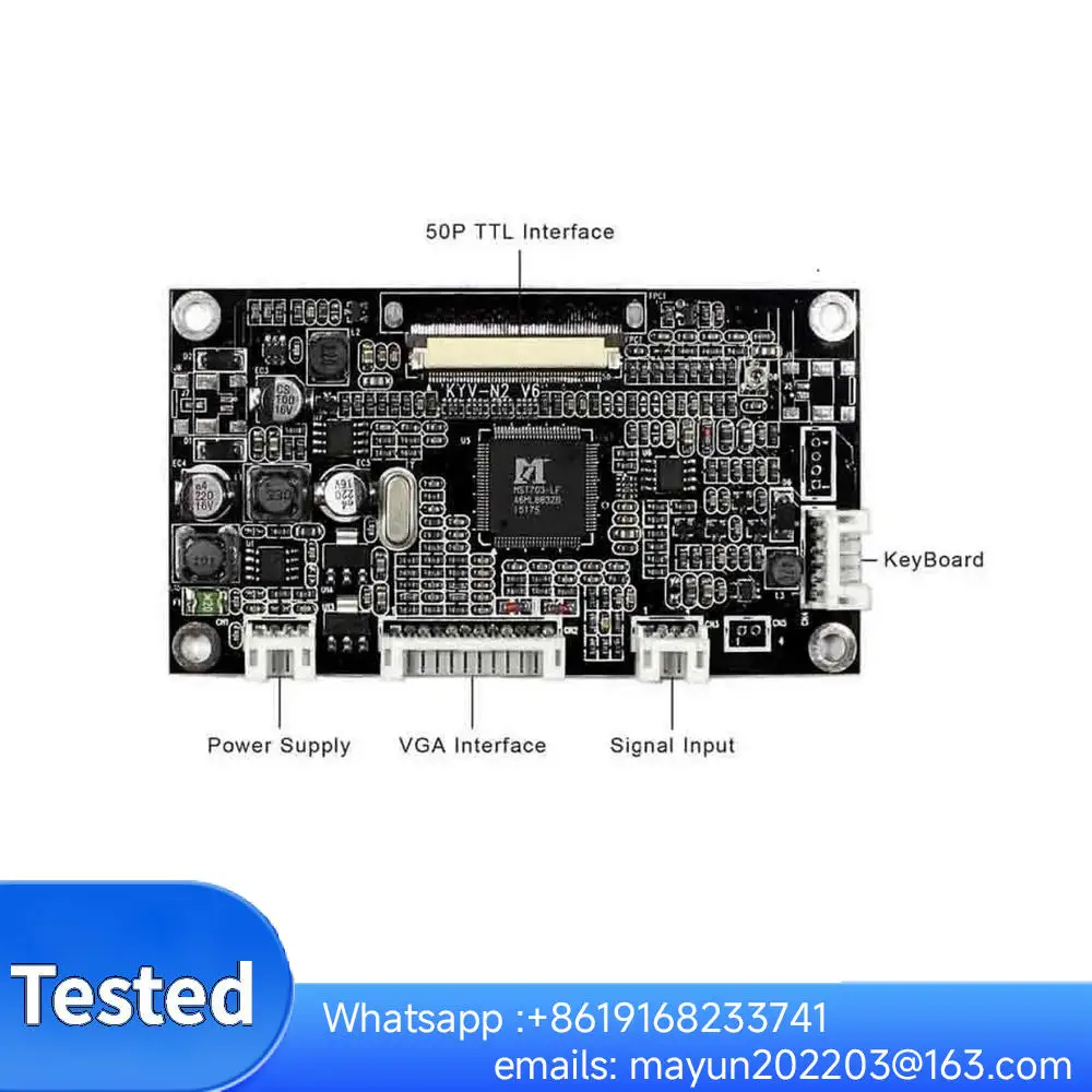 Original 5.6 inch LCD Display AT056TN53 V.1 for V30 Screen Controller Driver Board with HDMI VGA 2AV Inputs