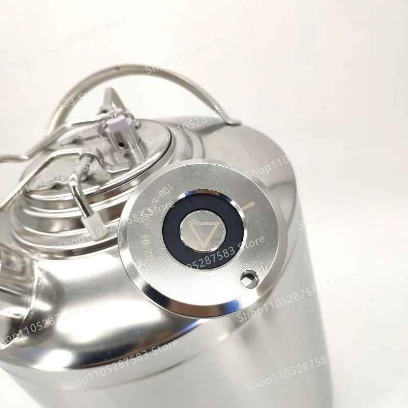 304 stainless steel 10l draft beer machine cleaning bucket - single/double head pipeline cleaning equipment
