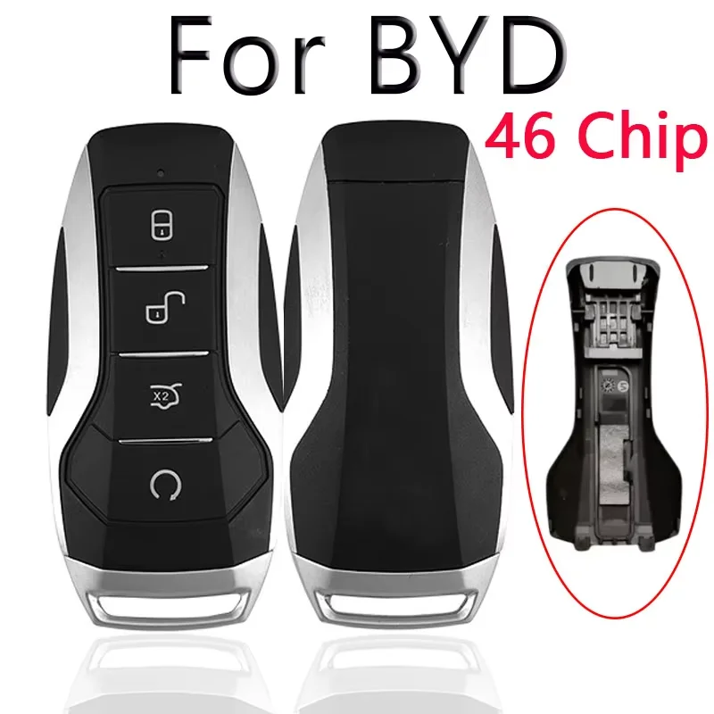 

Auto Intelligent Remote Key ID46 Chip Car Key for BYD SONG PRO TANG EV ATTO3 EV MAX PLUS 4 Buttons Car Keyless Samrt Remote Key