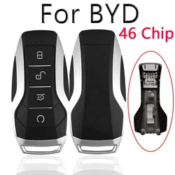 Auto Intelligent Remote Key ID46 Chip Car Key for BYD SONG PRO TANG EV ATTO3 EV MAX PLUS 4 Buttons Car Keyless Samrt Remote Key
