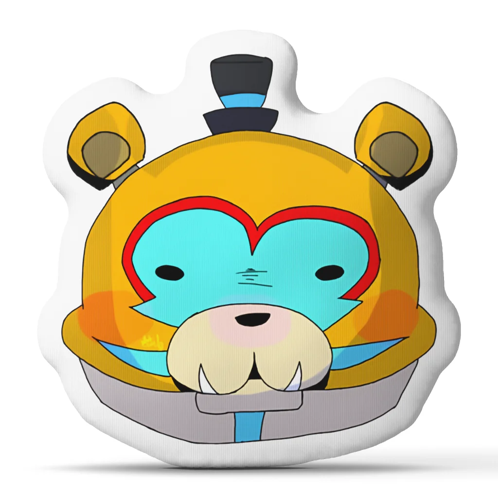 Glamrock Freddy Happy Tree Friends Funny Pillow Cushion Irregular Stuffed Throw Pillow Home Decor Gift Sofa Bed