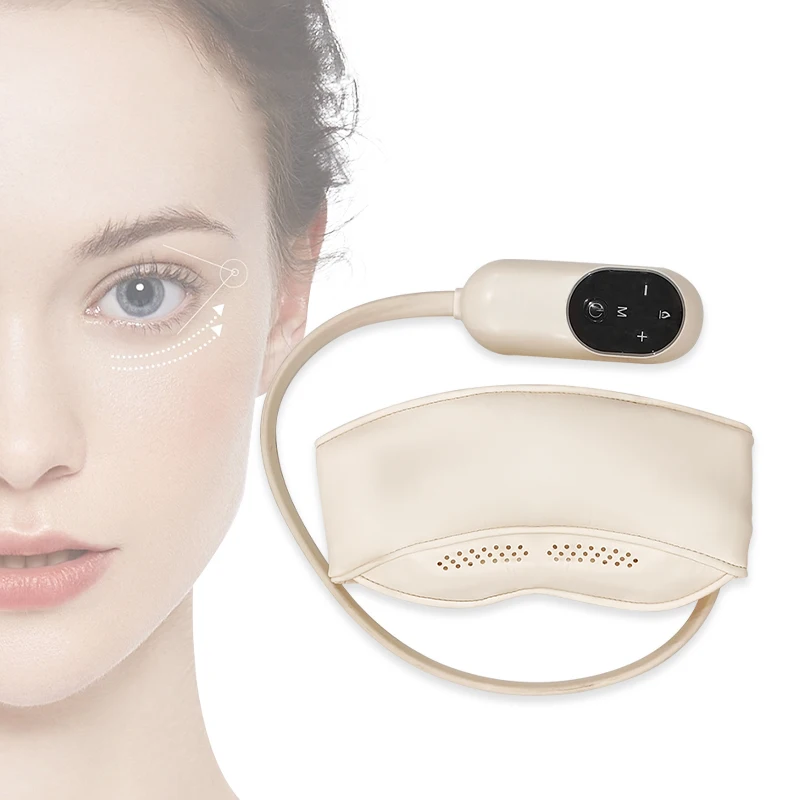 2024 Air Pressure Vibration For Eye Relief Heat Compress Eye Care With Digital Eye Massager with Heat Compression