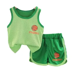 New Summer Baby Girl Clothes Children Boys Sports Vest Shorts 2Pcs/Sets Toddler Clothing Infant Casual Costume Kids Tracksuits