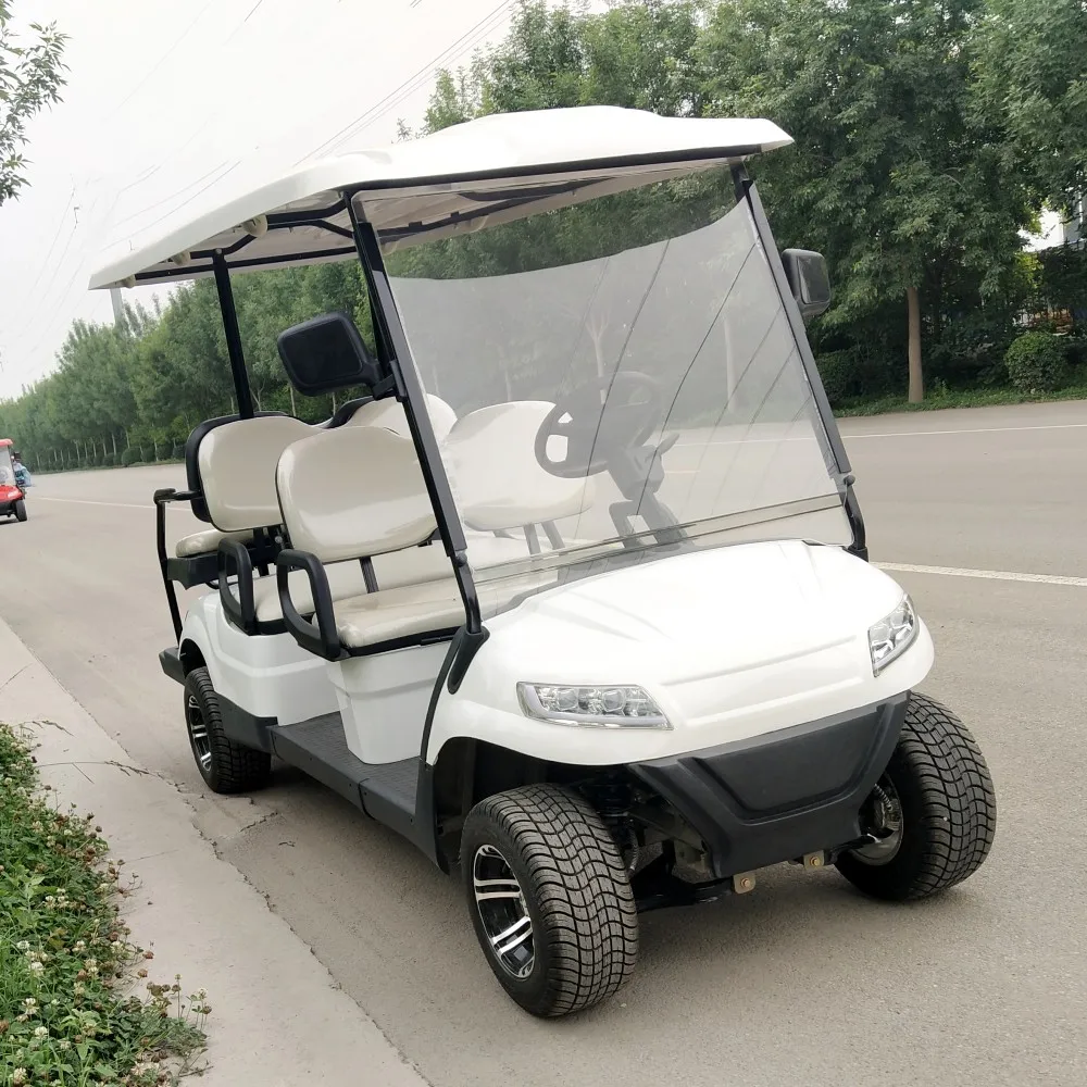 New Sightseeing Electric Golf Cart Used For Scenic School Patrol Reception Vehicles Ce Certified 60v Off-Road 4 6-Seater Buggy