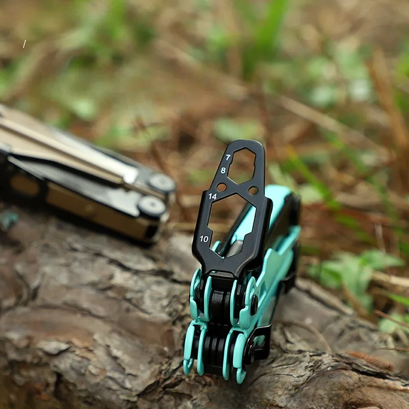 BIESUO Alicates tácticos multiherramienta GHK Alicates multifunción para exteriores Llave combinada Cuchillo