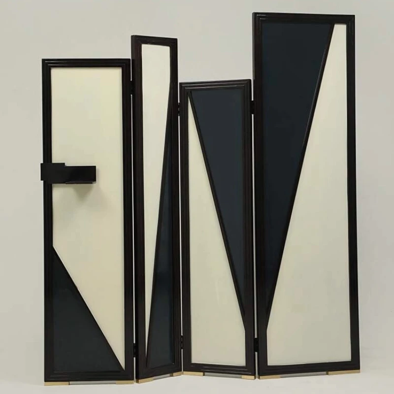 Screen, rosewood lacquer art folding living room bedroom partition