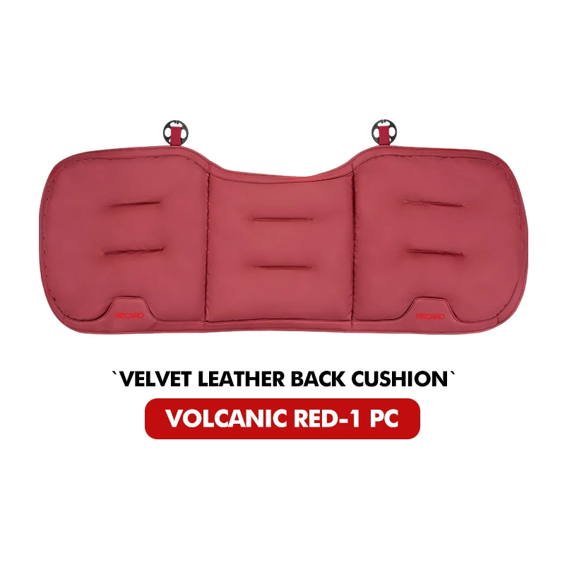 For Recaro Car Seat Velour Cushion Auto Backrest Leather Breathable Pad image 3
