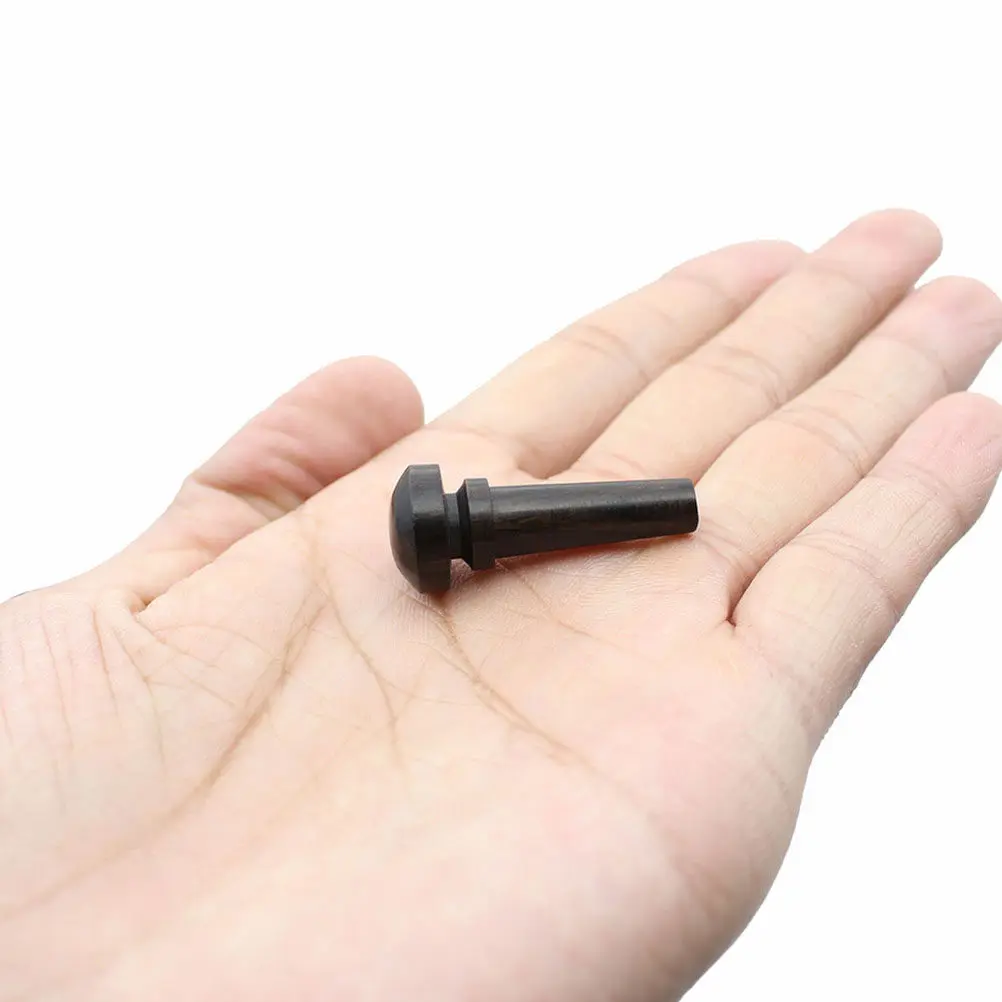 3 Piezas de Exquisitos Pasadores de Ébano para Violín, para Montaje DIY y Optimización del Tono, Pernos de Puente de Ébano para Violín