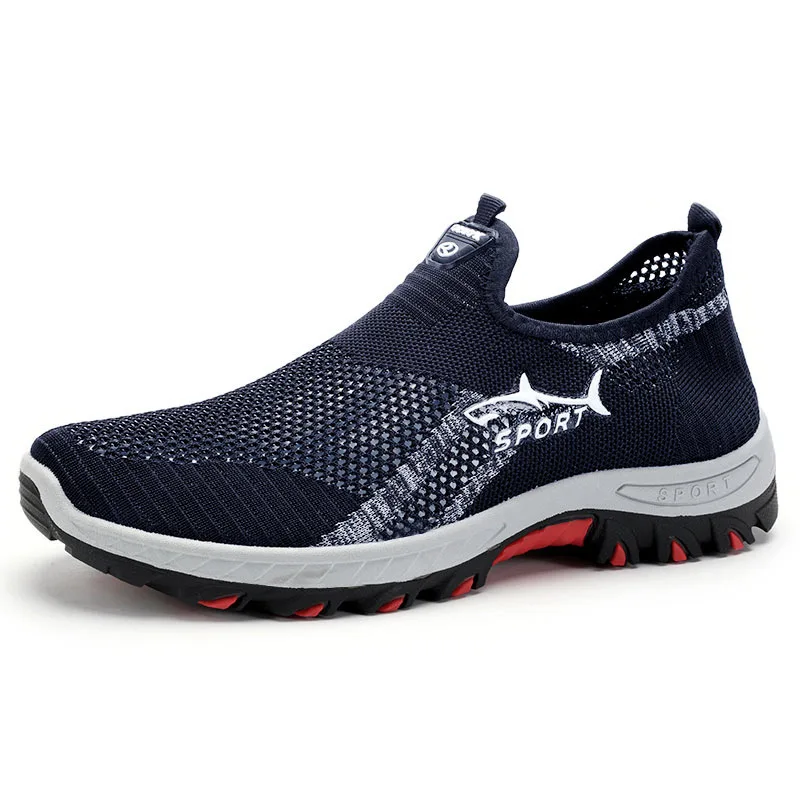 

Summer Mesh Men Shoes Lightweight Sneakers Men Fashion Casual Walking Shoes Breathable Dad Hiking Shoes