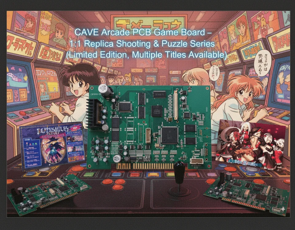 CAVE Shoot 'Em Up Arcade PCB Game Board
