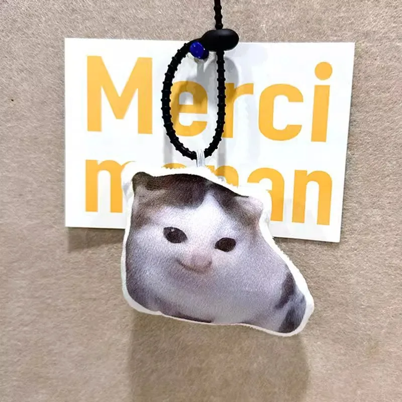 1 stks Kat Sleutelhanger Druk Het Geluid Hanger Tas Schooltas Decoratie Verjaardagscadeau voor Jongens en Meisjes Pluche Sleutelhangers llaveros