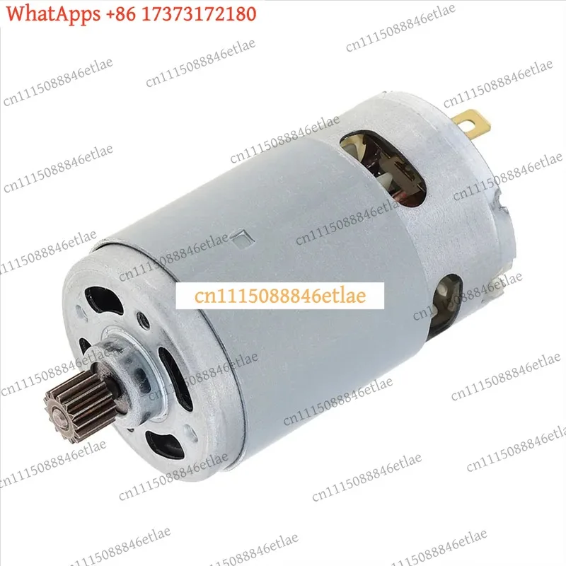 21V RS550 Brushed Motor 14 Teeth for 4/6 Inch Cordless Mini Logging Saw Chainsaw Power Tool Spare Parts