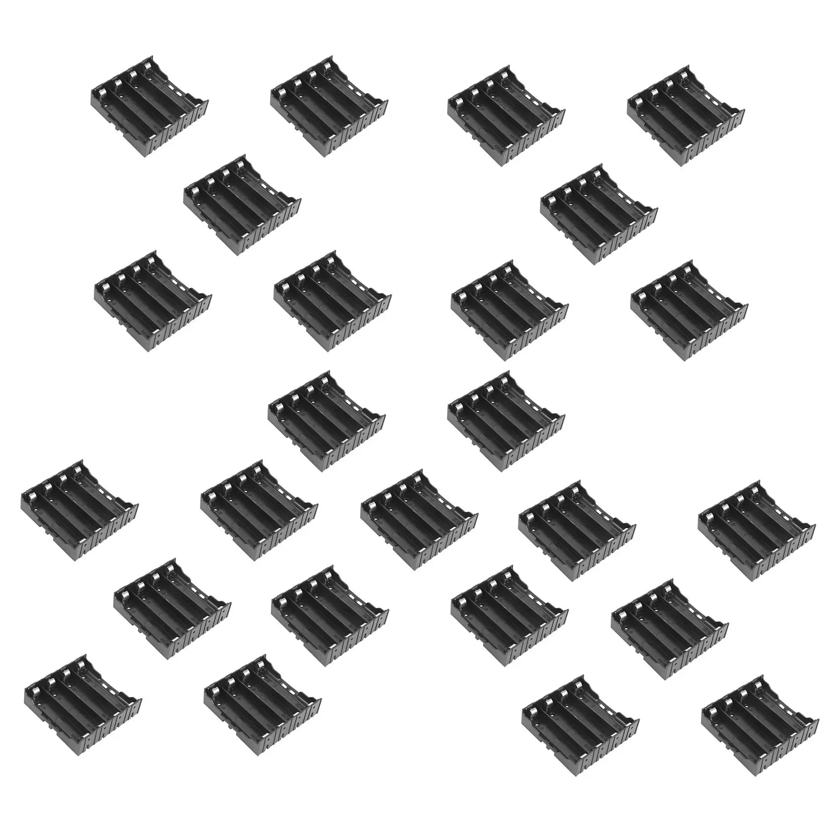 JABS-25Pcs Li- DIY حامل البطارية البلاستيكية لبطارية 4X3.7V 18650 #5