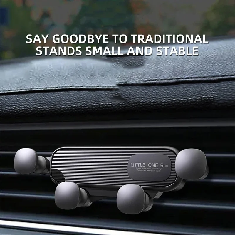 Car Air Vent Phone Holder With GPS Gravity Auto Lock Cell Phone Mount For 4.7-7 Inch Mobile Phone Universal Automobile Accessory