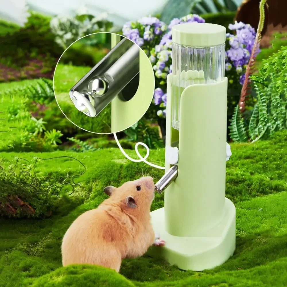 Hamster Water Bottle With Stand Leak-Proof Height Adjustable Small Animal Water Dispenser For Hamsters Guinea Pigs