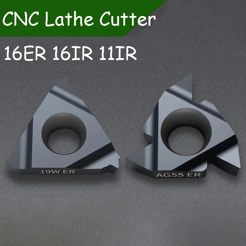 

16ER AG60 16IR 1.0ISO 2.0 ISO 3.0 11ER A60 11IR Tugsten Carbide Inserts Threading Blade CNC Thread Plate Lathe Turning Tool