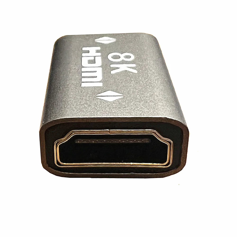 8K HDMI compatibleAdapter Female to Female HD Connector Support 8K@60Hz 4K@120Hz 144Hz 3D 4K 1080P 60Hz HD Extender