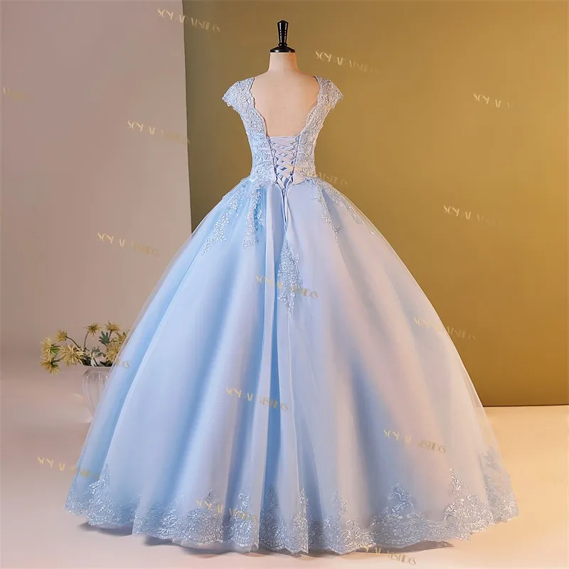 Sonhar Vestidos 2024 New Quinceanera Dress Classic V-neck Bespoke Occasion Dresses Luxury Party Dress Dress For Guest Wedding