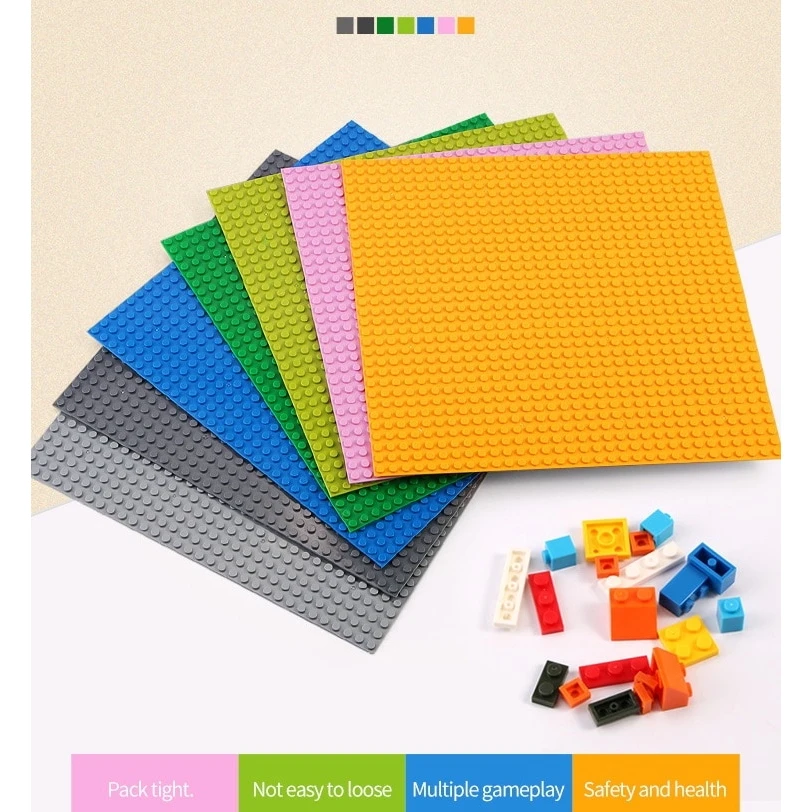 Base Plate 32*32 Dots Double-sided Base Building Blocks Baseplate Bricks Classical Bricks Kids Toys Compatible with Brand Blocks