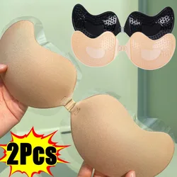 Onzichtbare Push-Up Bh 'S Voor Vrouwen Siliconen Zelfklevende Stok Bh Pads Meisjes Zomer Strapless Tepel Cover Bruiloft Lingerie Ondergoed