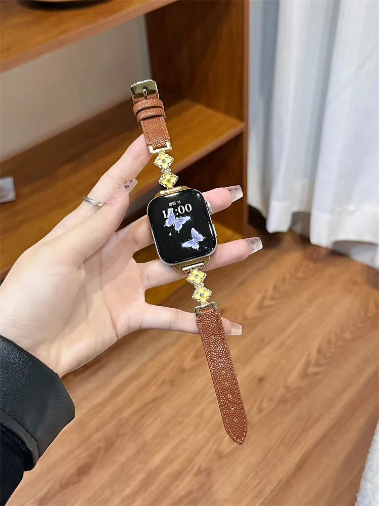 

22mm/20mm/18mm Clover Splicing Fashion Strap for Huawei GT5/GT5 Pro/GT4/GT2/3/4