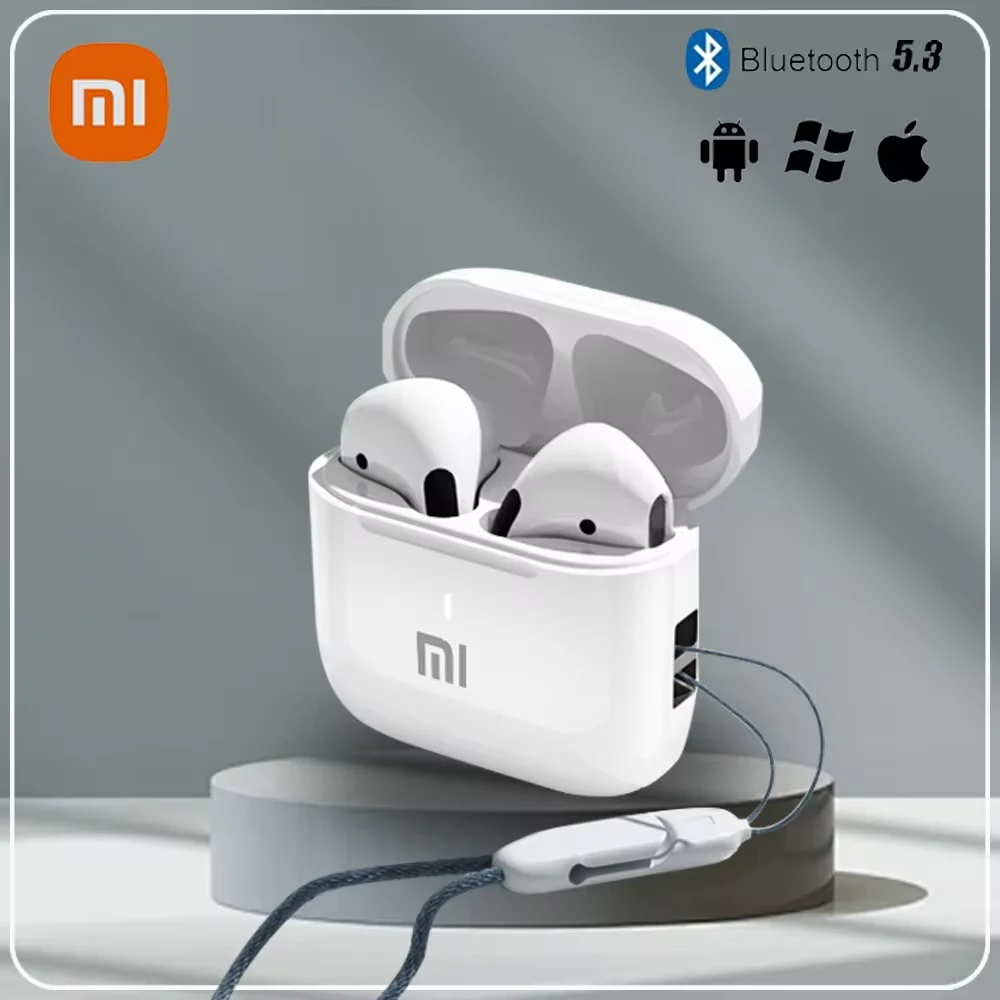 سماعات أذن Xiaomi AP05 True اللاسلكية Buds5 HiFi Bluetooth5.3 سماعات أذن رياضية مقاومة للماء لسماعات الرأس التي تعمل بنظام Android Apple iPhone