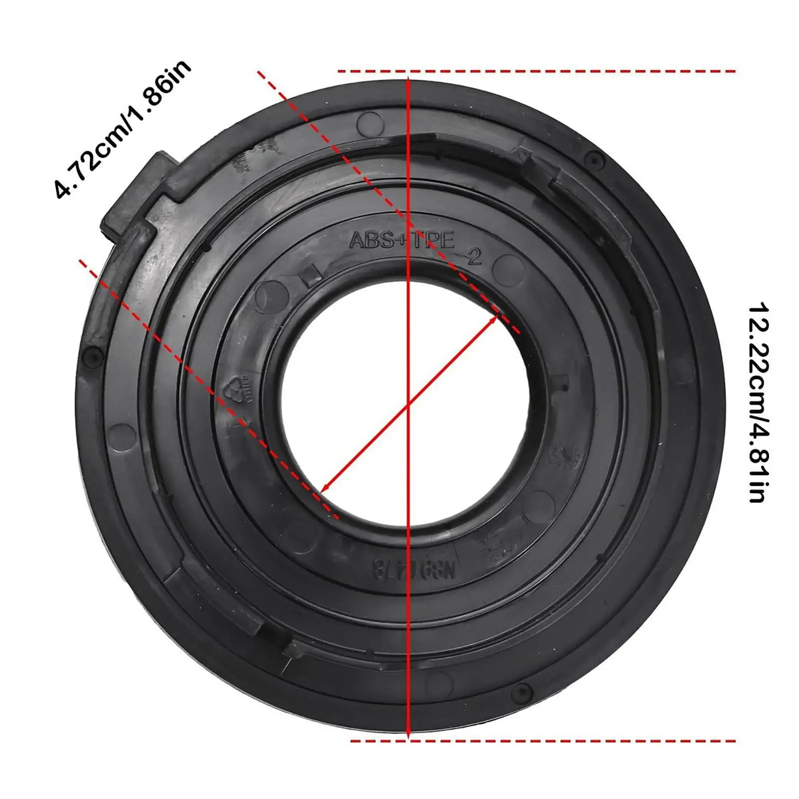 N891478 Vacuum Suction Plate for DCV501HB Vacuum Cleaner ABS Plastic Replacement Part 12.2cm Sturdy Accessory