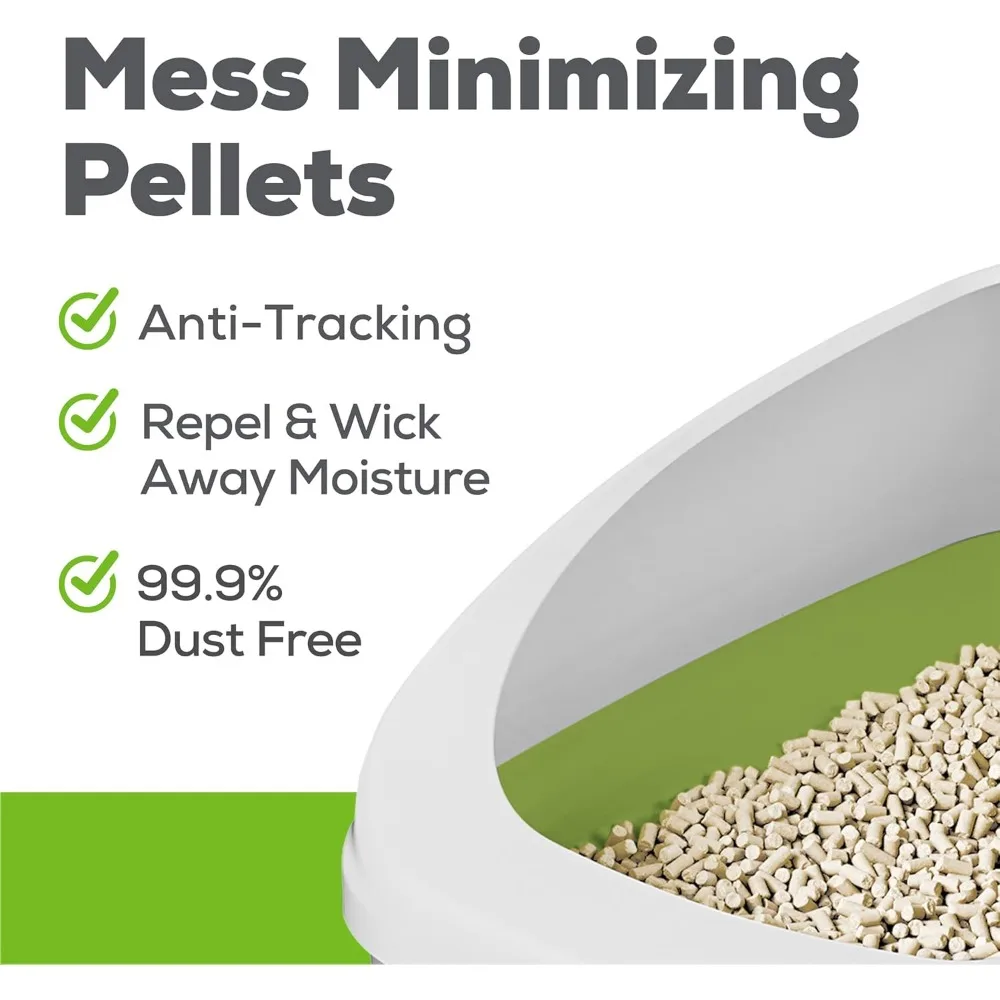 نظام فضلات غير متكتل، نظام Breeze XL للتحكم في الرائحة الكل في واحد وصندوق متعدد القطط سهل التنظيف - 18 رطلاً. صندوق