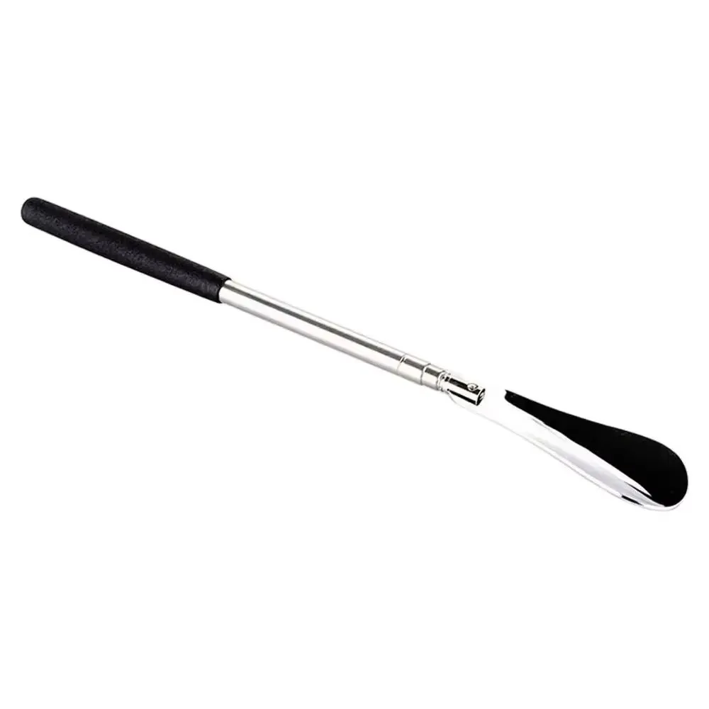 Gifts Retractable Shoe Puller Adjustable Stainless Steel Shoe Assistant Lazy Shoe Horn General Horn Household Shoe Horn