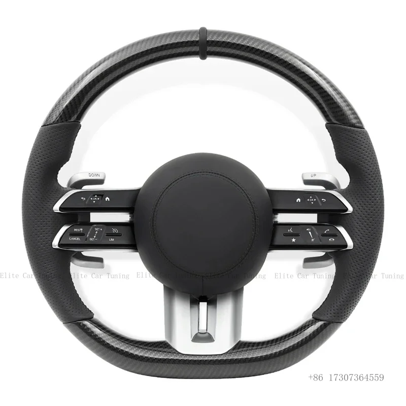 

Carbon Fiber Steering Wheel for Mercedes Benz AMG W203 W204 W205 W212 W213 CLS W218 W222 C300 S500 E220 E300 C63 Steering Wheel