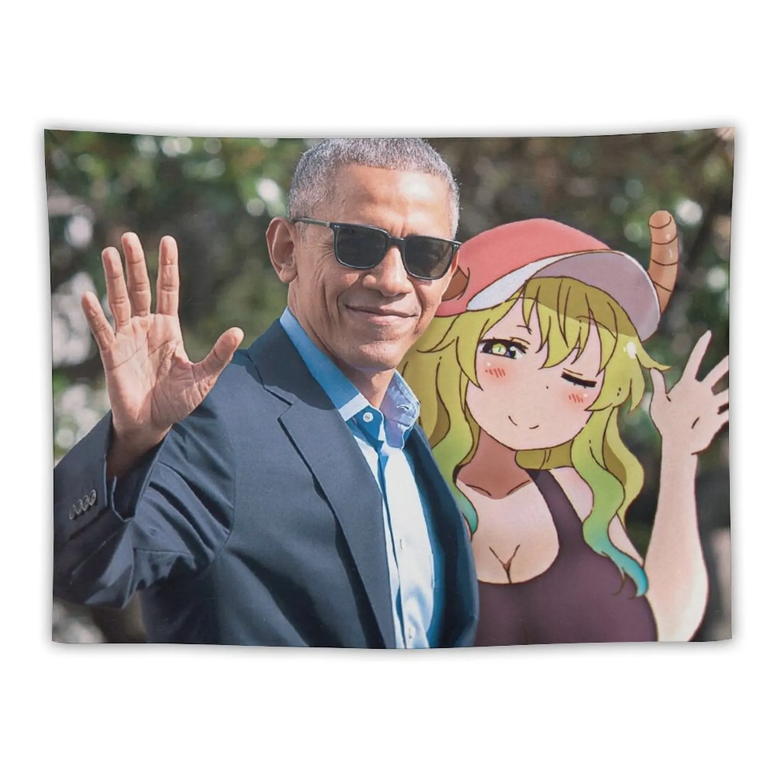 

Obama's dragon maid Tapestry Cute Room Decor Bedrooms Decorations Room Decoration Aesthetic Tapestry