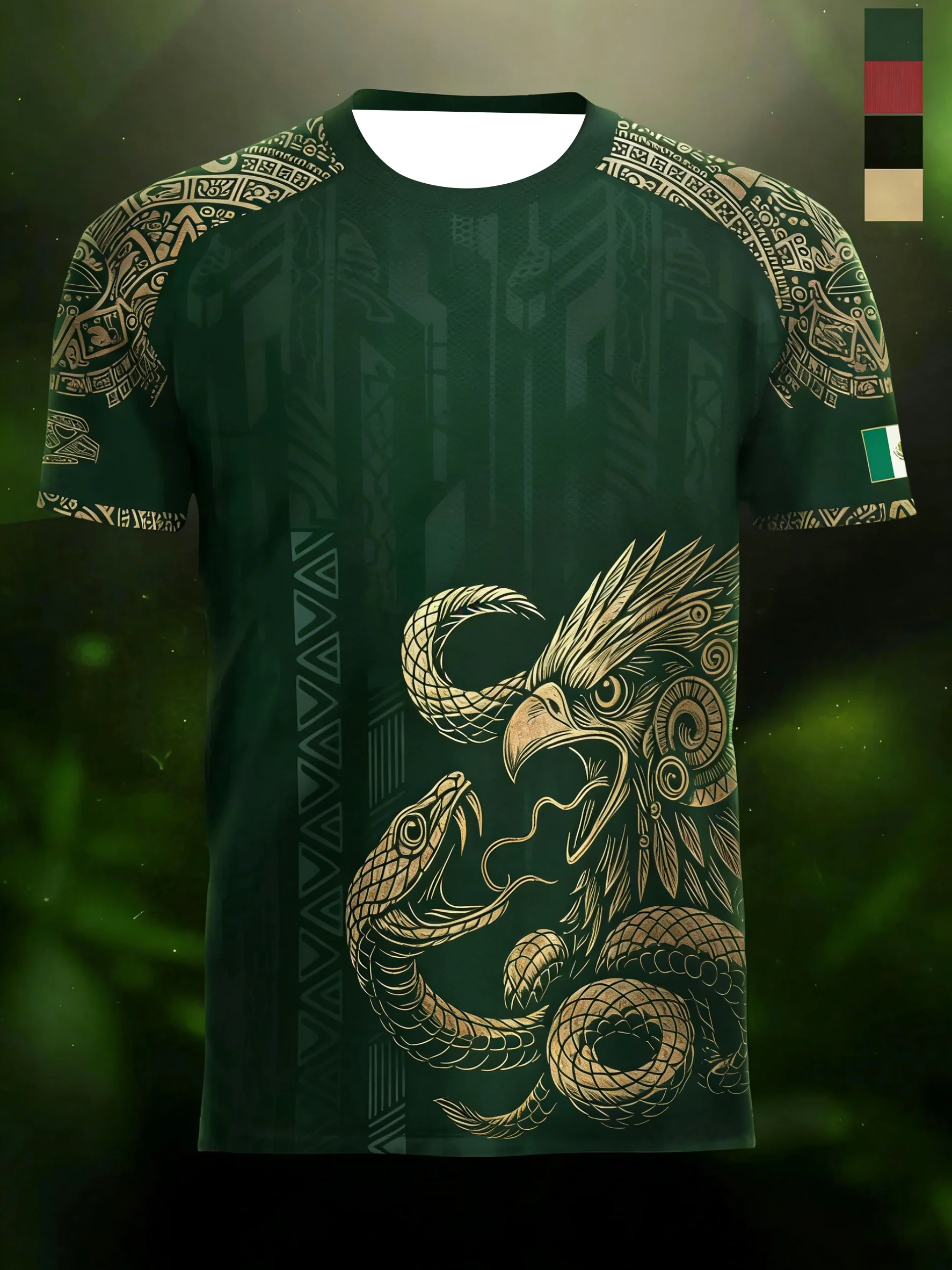 2026 NEew Men's Soccer Jersey Unique Animal & Tribal All over Print Fitted Casual Style for All Seasons Classic Throwback Design