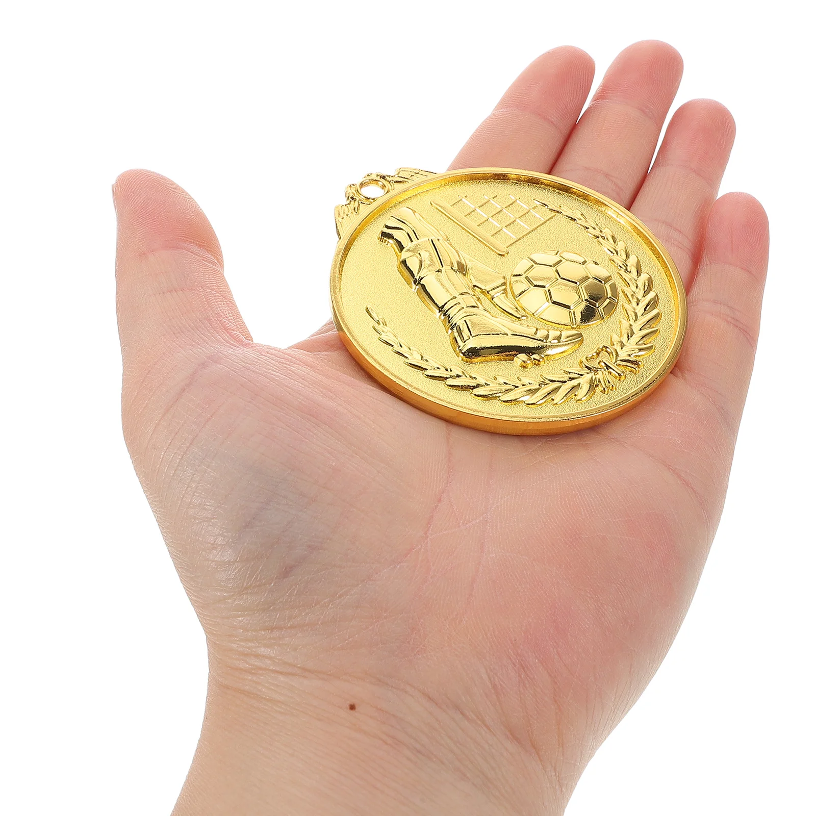 3 قطعة سبائك الزنك الميداليات الذهبية كرة القدم جوائز كرة القدم الفائزين الكأس جائزة رياضية المنافسة مكافأة ميداليات الكأس #6