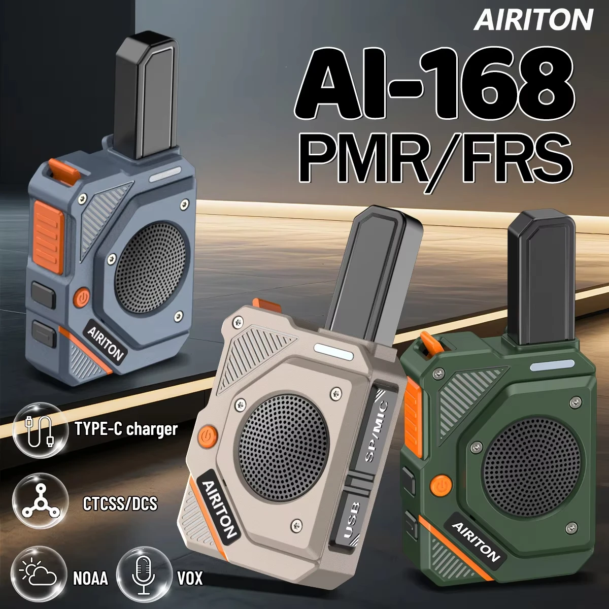 2-piezas-airiton-ai-168-mini-walkie-talkie-pmr-de-largo-alcance-recargable-por-usb-c-noaa-vox-radio-bidireccional-portatil-para-senderismo-y-camping