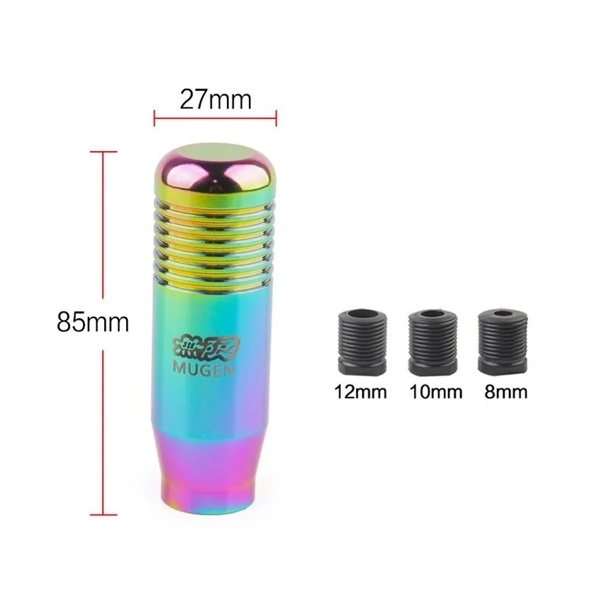 Universal Car Aluminum Manual Gear Shift Knob Stick Manual Transmission Gearstick Lever Shifter Knob 8.5CM