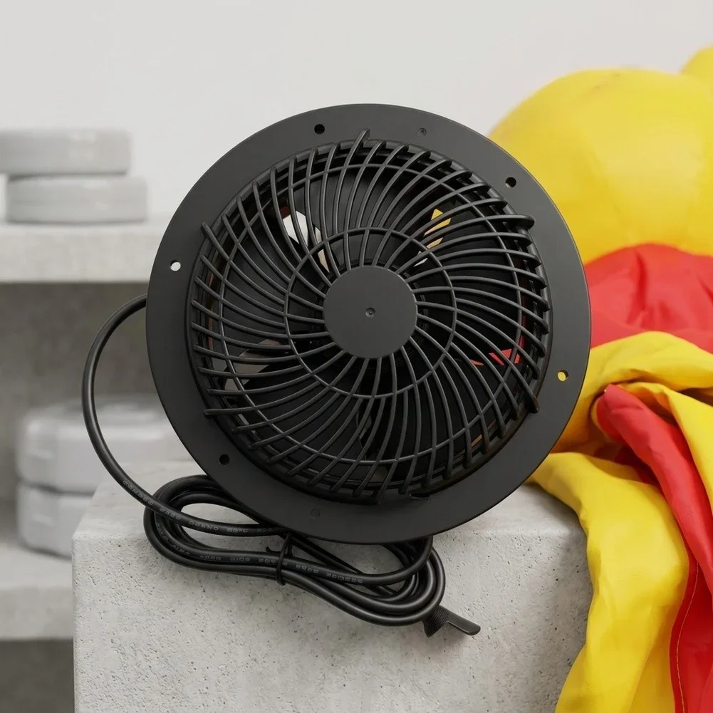 Powerful 12V 5.20A Inflatable Fan for Cartoon Dolls Featuring Enhanced Airflow and Protective Grille Construction